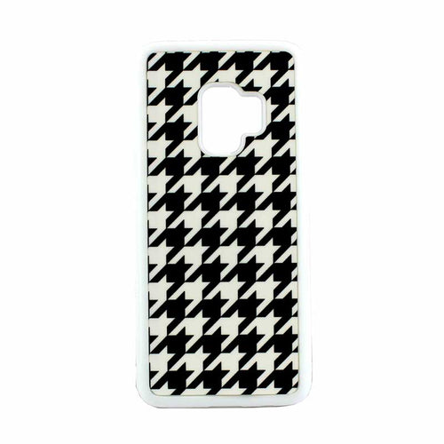 Dyetrans Sublimation Samsung S9 Dauphin Rubber Case - White