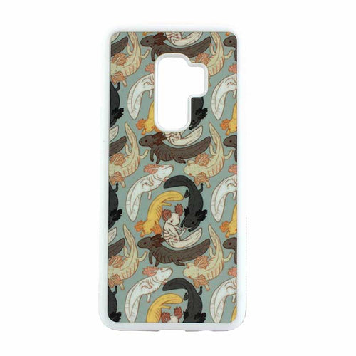 Dyetrans Sublimation Samsung S9 PLUS Dauphin Rubber Case - White