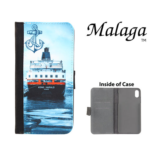 Dyetrans Sublimation Blank iPhone XR Malaga Notebook Case - Black