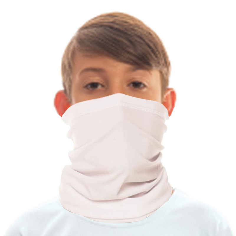 Vapor Neck Gaiter - White - 8 in X 16 in