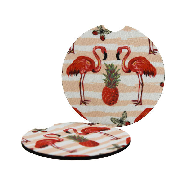 Sublimation Rubber Blank Car Coaster - 30 pack