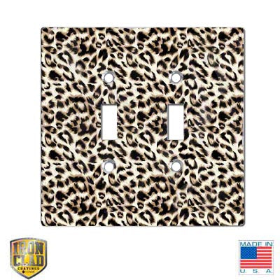 Jumbo Duplex Double Sublimation Blank Switch Plate - White Gloss
