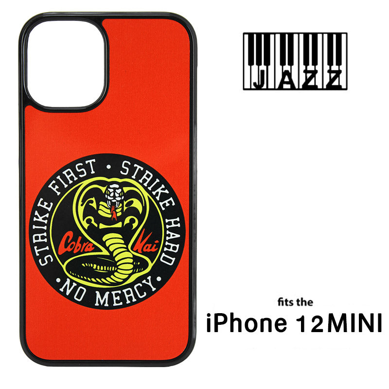 iPhone® 12 Mini Jazz™ Plastic Case - Black w/ Aluminum Insert