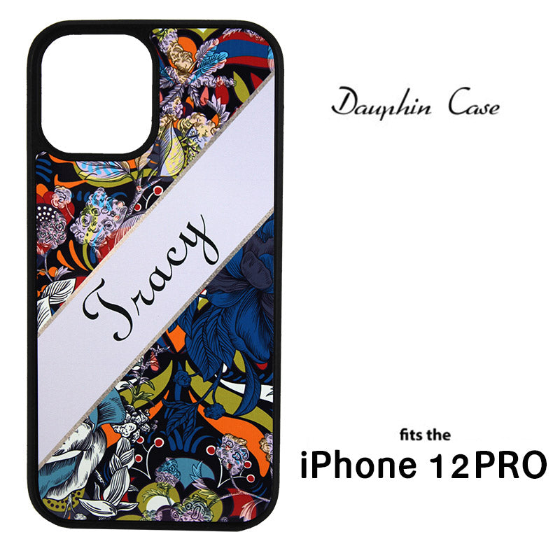 iPhone® 12/12 Pro Dauphin™ Sublimation Blank Rubber Case - Black w/ Aluminum Insert