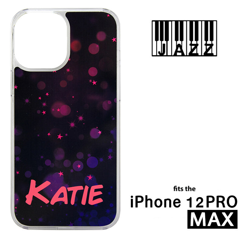 iPhone® 12/12 Pro Max Jazz™ Plastic Case - Clear w/ Aluminum Insert