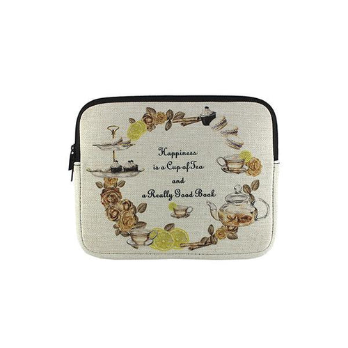 Sublimation Blank SubliLinen Tablet Bag - w/ Zipper