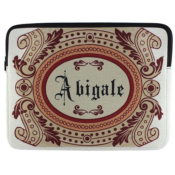 Sublimation Blank SubliLinen Laptop Bag - w/ Zipper - 11in x 15in