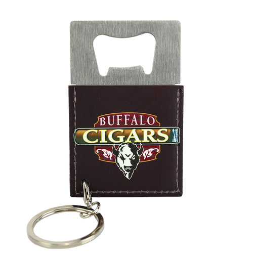 Sublimation Blank PolyLeather Clad Stainless Steel Bottle Opener - Card