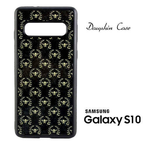 Samsung® S10 Dauphin™ Sublimation Rubber Case - Black w/ White Aluminum Insert