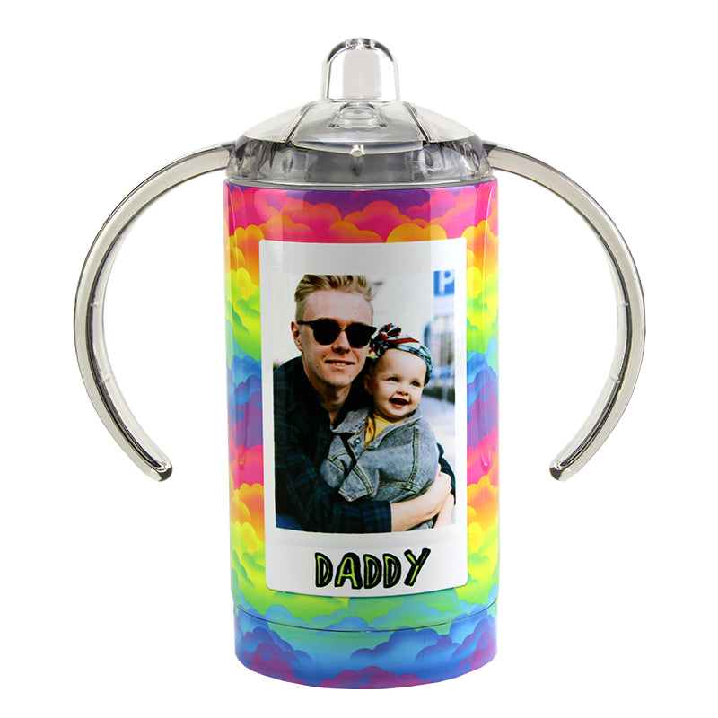 Sublimation Blank Sippy Cup - 13oz - White