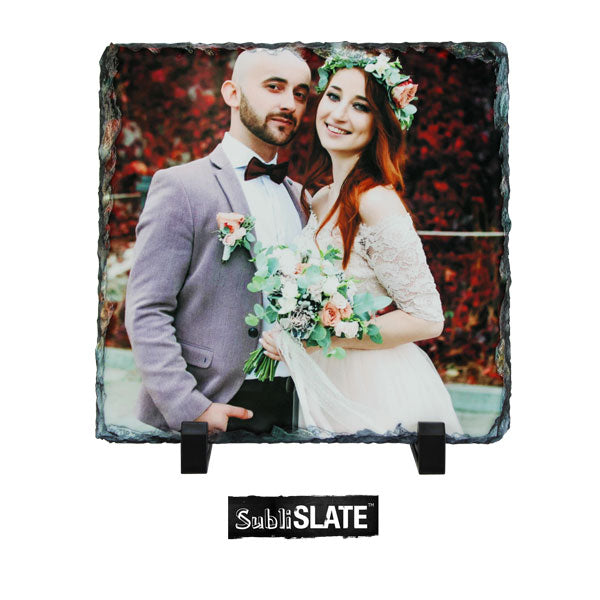 SubliSlate™ Blank Sublimation Slate Plaque - 7.8
