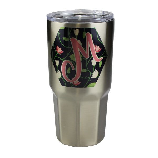 Luma Steel™ Sublimation Blank Stainless Steel Tumbler - 30oz - Octagon Base - Silver