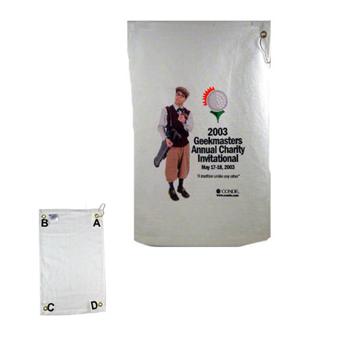 Sublimation Blank Low Pile Towel - 16