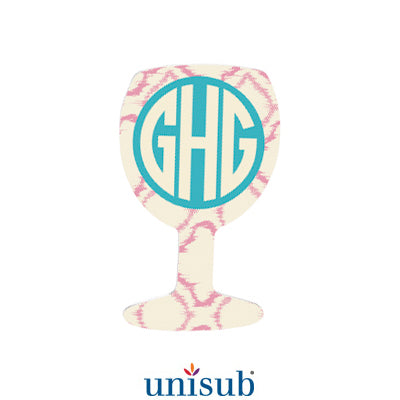 Wine Glass Shape Unisub® Aluminum Magnet