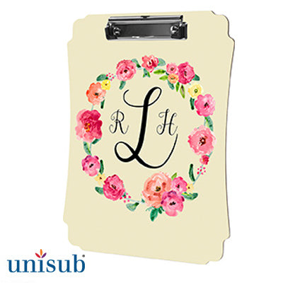 Unisub Sublimation Blank Hardboard Clipboard - 9.76