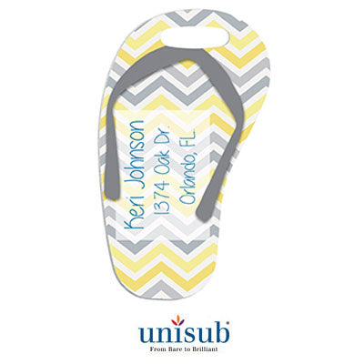 Unisub Sublimation Blank Aluminum Bag Tag - 2.75