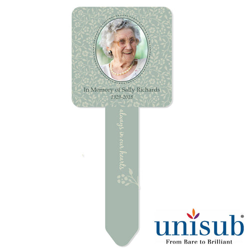 Unisub Sublimation Blank Outdoor Aluminum Garden Stake - 2.75
