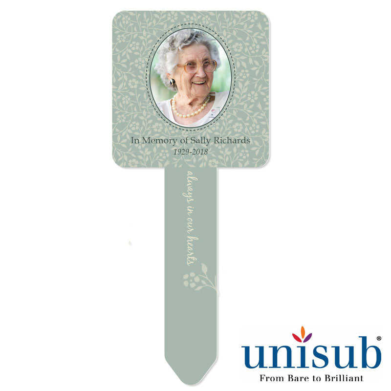 Unisub Sublimation Blank Outdoor Aluminum Garden Stake - 2.75
