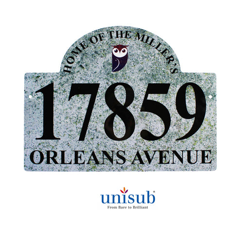 Unisub EXT Sublimation Blank Aluminum Outdoor Signage - 11.5