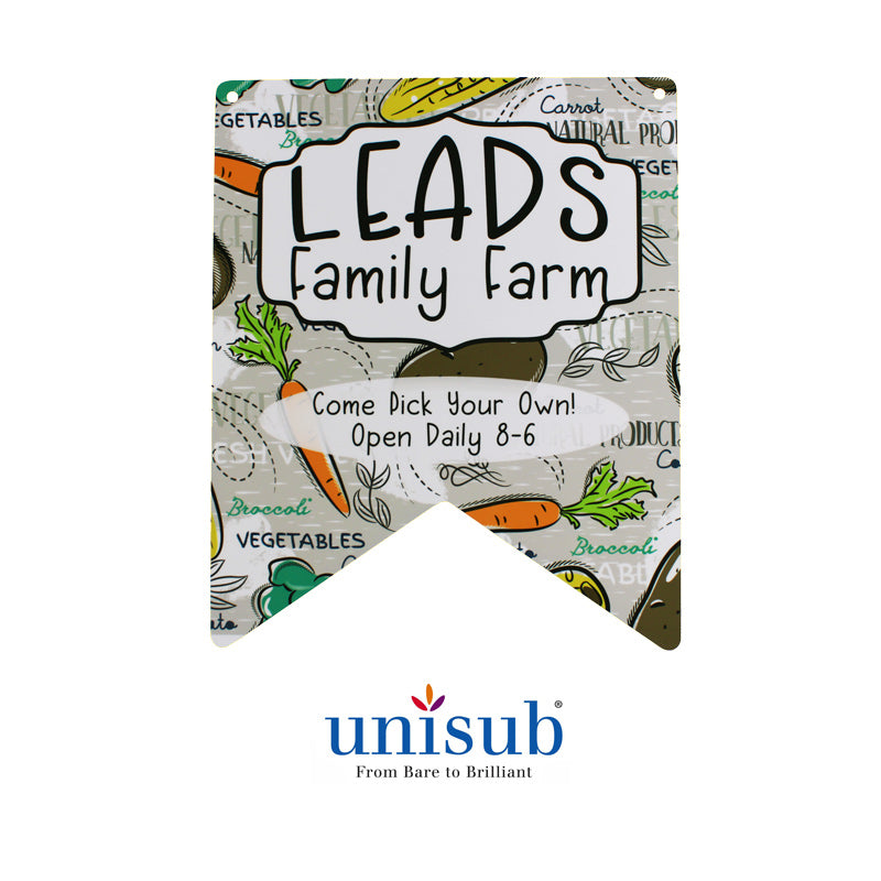 Unisub EXT Sublimation Blank Aluminum Outdoor Signage - 10