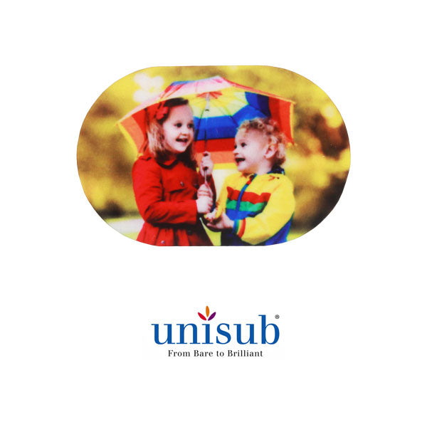 Unisub® Sublimation Blank Aluminum Insert for Capsule Bezel Pendant