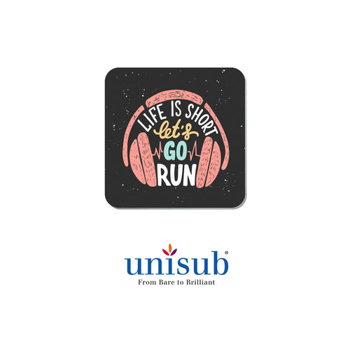 Unisub® Sublimation Blank Aluminum Magnet - Square Shape - w/Magnet