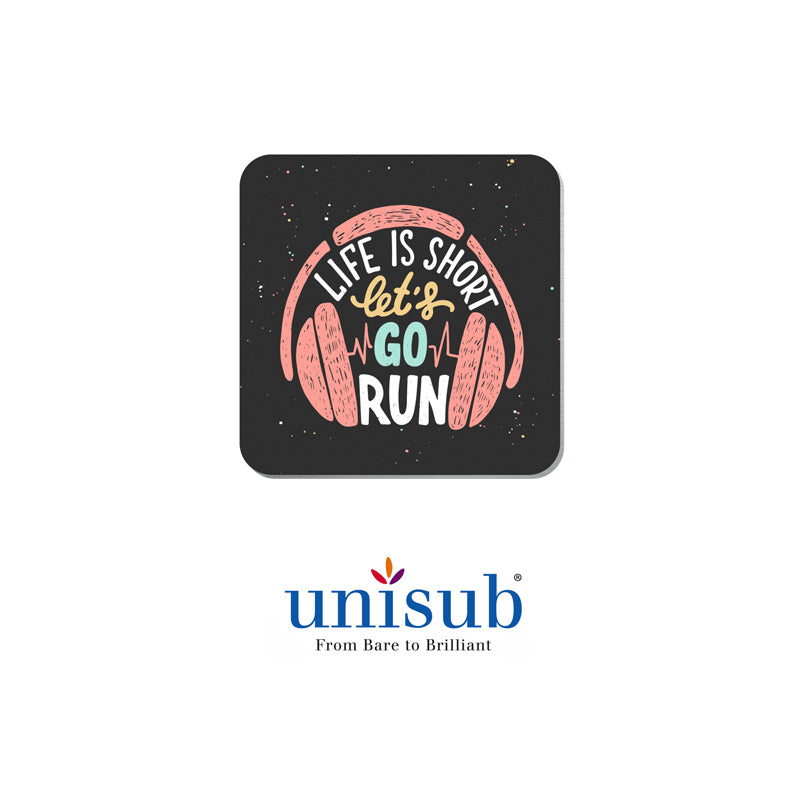 Unisub® Sublimation Blank Aluminum Magnet - Square Shape - w/Magnet