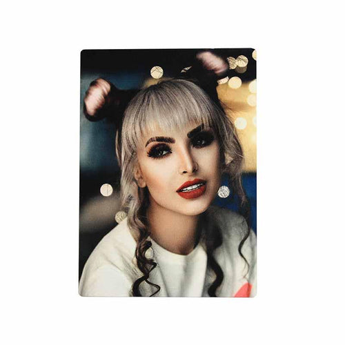 Textured Photo Panel - 5 x 7 - White