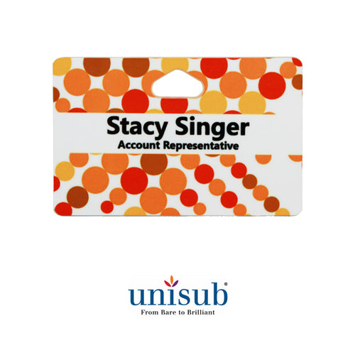 Unisub Sublimation Blank FRP ID Badge - 2.125