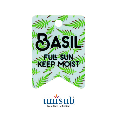 Unisub Sublimation Blank Outdoor Aluminum Bunting Tag - 1.75