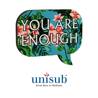 Unisub Sublimation Blank Speech Bubble - 2