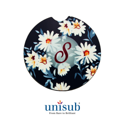 Unisub Sublimation Blank Hardboard Car Coaster - 2.6