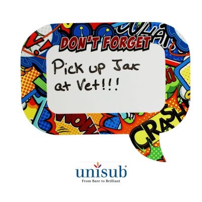 Unisub Sublimation Blank Speech Bubble - 8