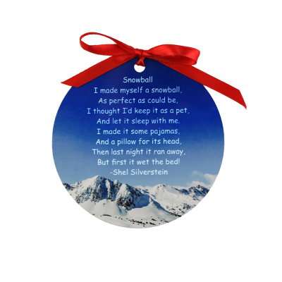 Unisub® Sublimation Blank Aluminum Ornament - 3.9