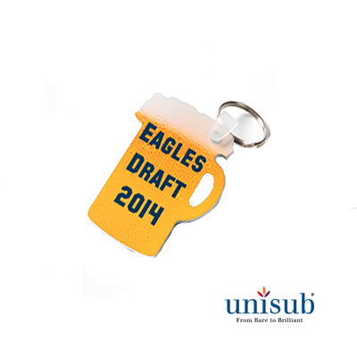 Unisub Sublimation Blank Aluminum Key Tag - 2.74