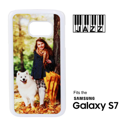 Samsung S7® White Jazz™ Plastic Case