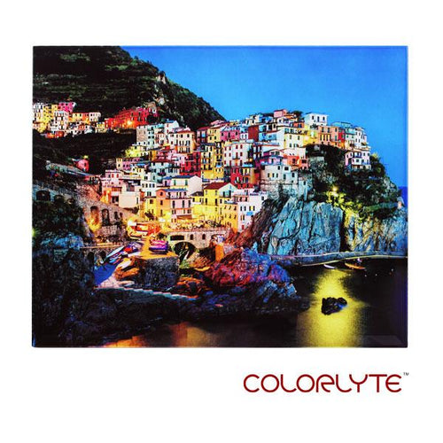 ColorLyte Sublimation Blank Beveled Photo Glass Panel - 11 x 14