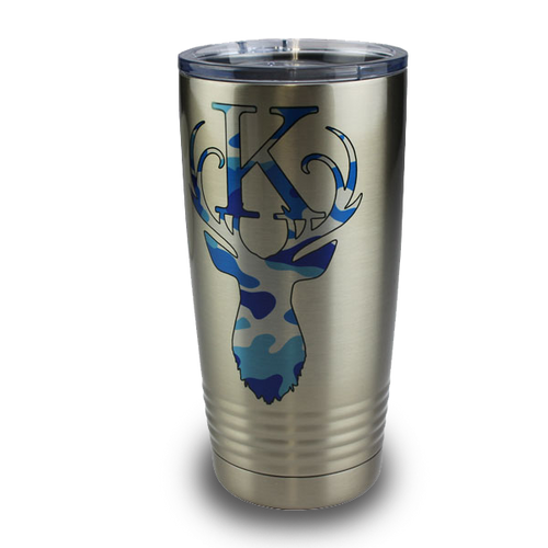 20 oz Ringed Tumbler Stainless