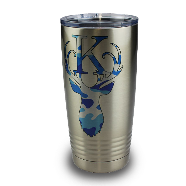 20 oz Ringed Tumbler Stainless