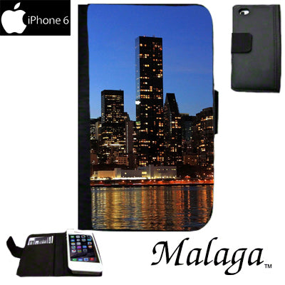 Malaga iPhone 6/6s Notebook Style Case - Black