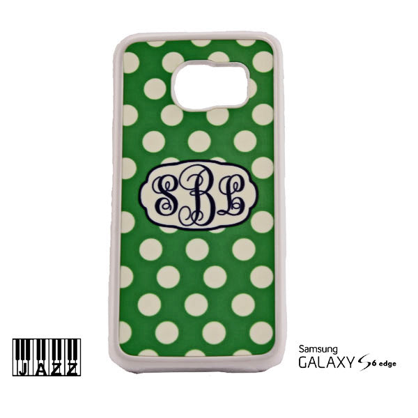 White Jazz Plastic Galaxy S6 Edge Case