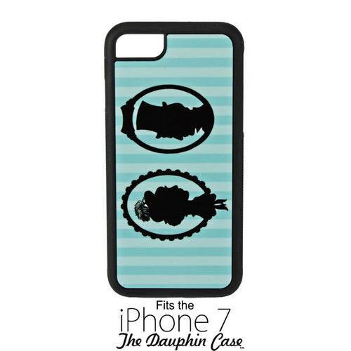 iPhone® 7/8 Black Dauphin™ Hard Rubber Case