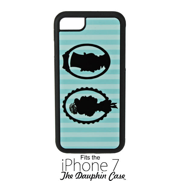 iPhone® 7/8 Black Dauphin™ Hard Rubber Case