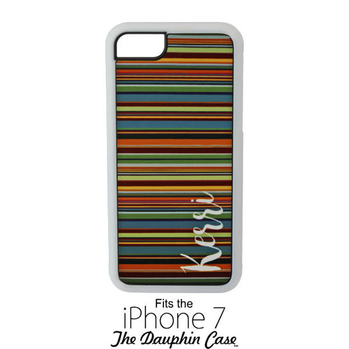 iPhone® 7/8 White Dauphin™ Hard Rubber Case