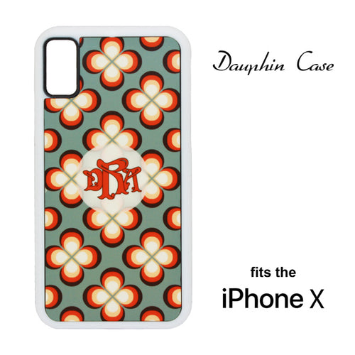 iPhone® X/XS Dauphin™ Hard Rubber Case - White