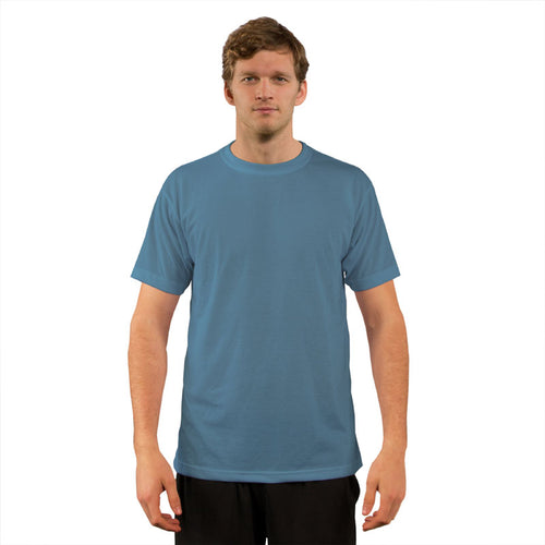 Vapor® Hydro Blue Basic T Shirt for Sublimation - 3XL
