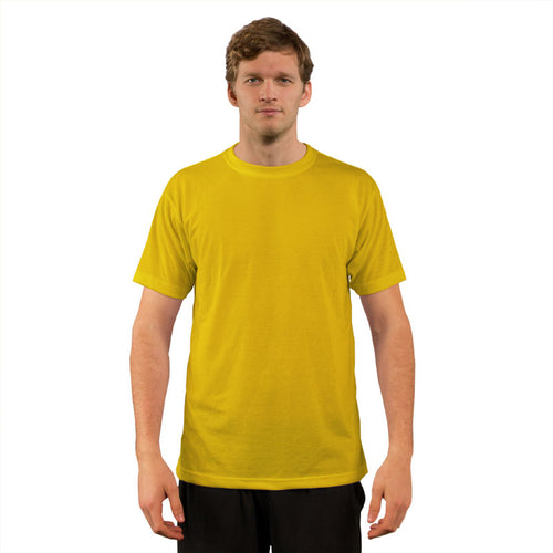 Sublimation Vapor Yellow BasicT Short Sleeve Shirt - Small