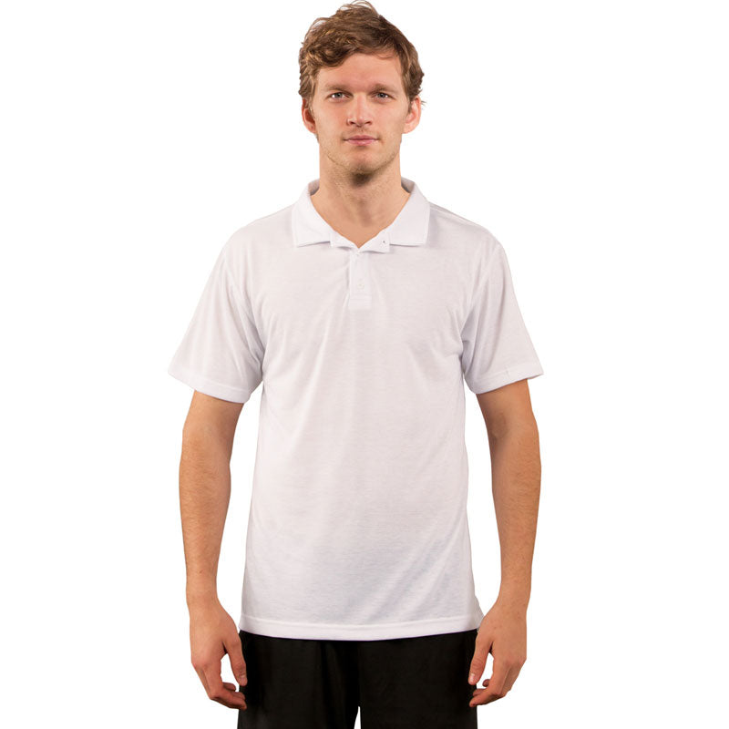 Sublimation Vapor® Performance Adult Polo - White - XL