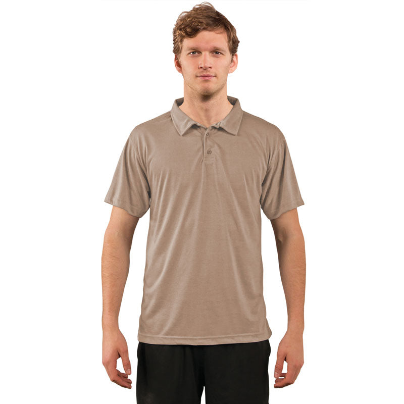 Sublimation Vapor® Performance Adult Polo - Sand - 2XL