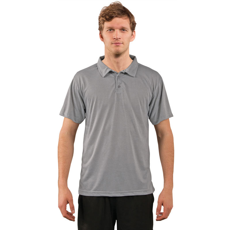 Vapor® Performance Adult Polo Golf Shirt - Steel - XS